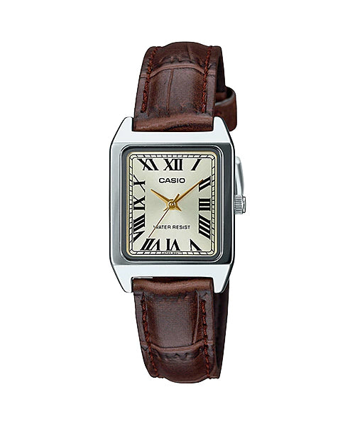 Reloj casual correa de Cuero LTP-V007L-9B