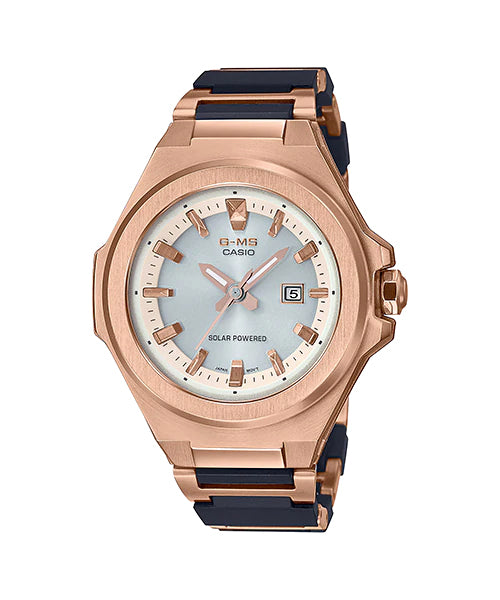 Reloj Baby-G casual correa de acero inoxidable MSG-S500CG-1A