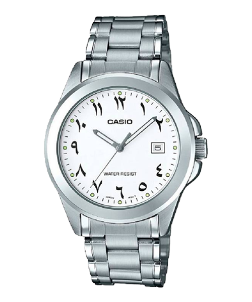 Reloj casual correa de acero inoxidable MTP-1215A-7B3