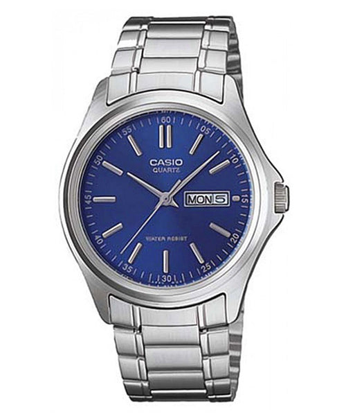 Reloj casual correa de acero inoxidable MTP-1239D-2A