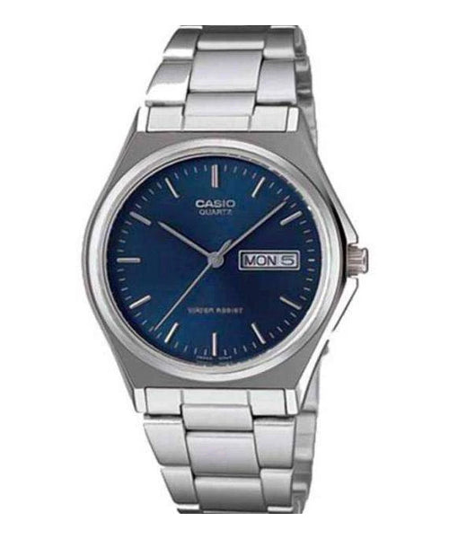 Reloj casual correa de acero inoxidable MTP-1240D-2A