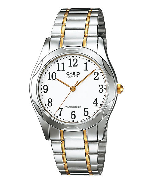 Reloj casual correa de acero inoxidable MTP-1275SG-7B