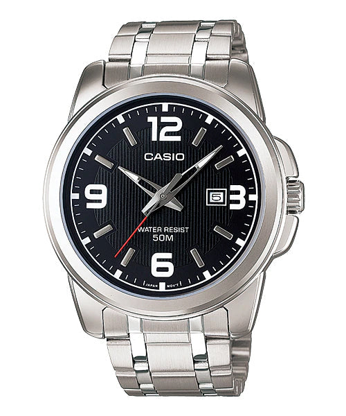 Reloj casual correa de acero inoxidable MTP-1314D-1AV