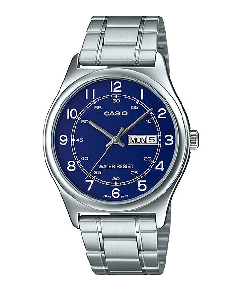 Reloj casual correa de acero inoxidable MTP-V006D-2B