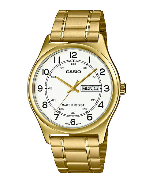 Reloj casual correa de acero inoxidable MTP-V006G-7B