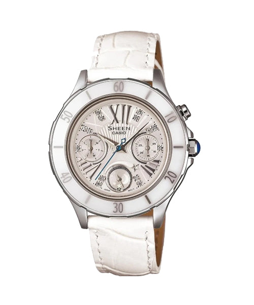 Reloj Sheen casual correa de cuero SHE-3505L-7A